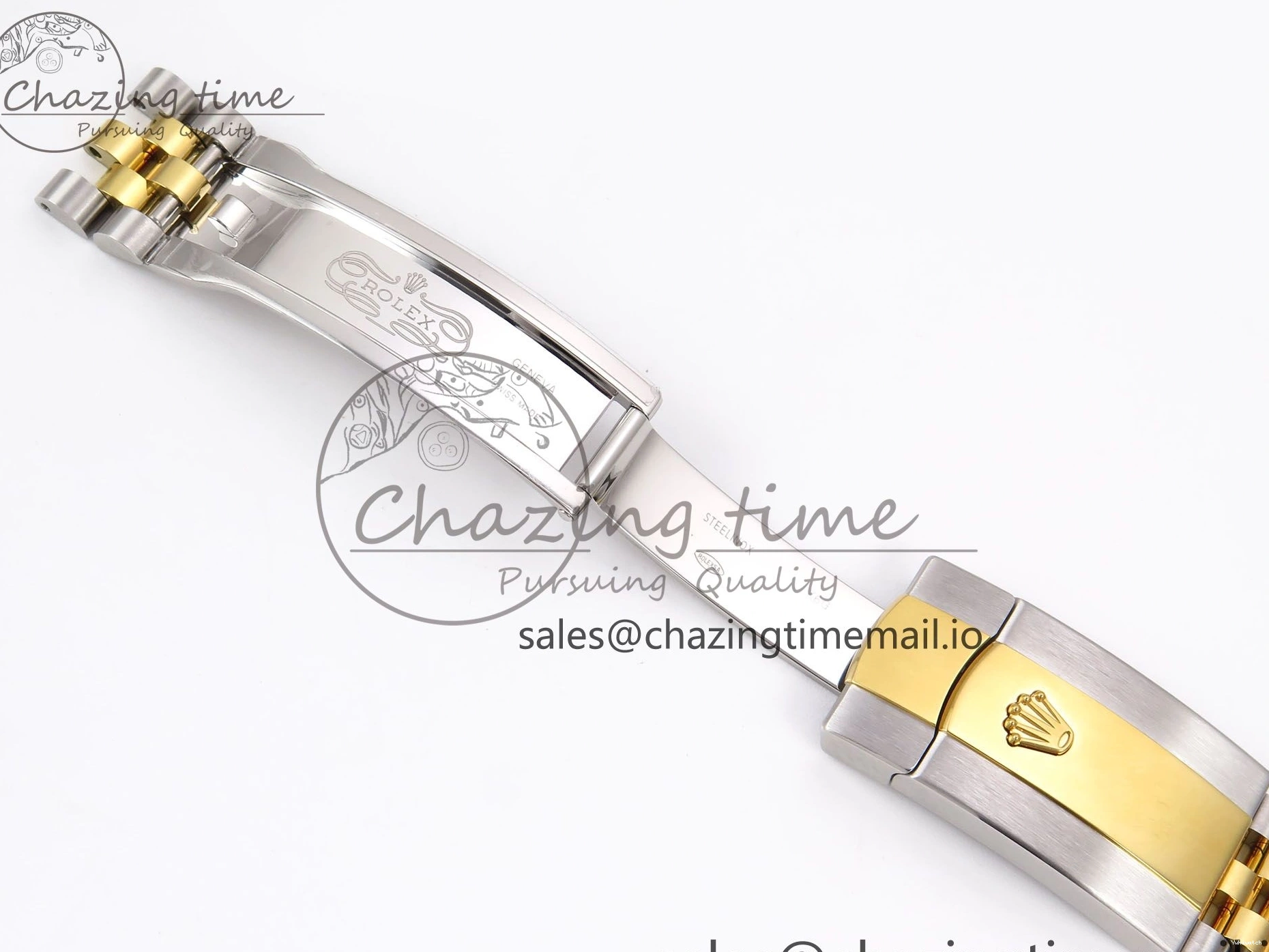 Silver 126333 Best DateJust 41 Edition A3235 SS Stick on YG EWEF Dial Jubilee Bracelet 0118